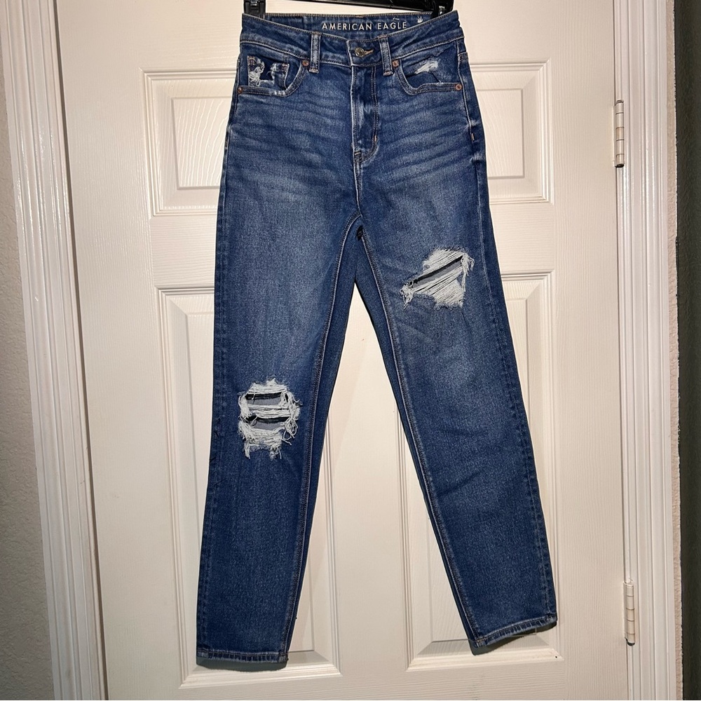 American Eagle Distressed Blue Jeans Size 00